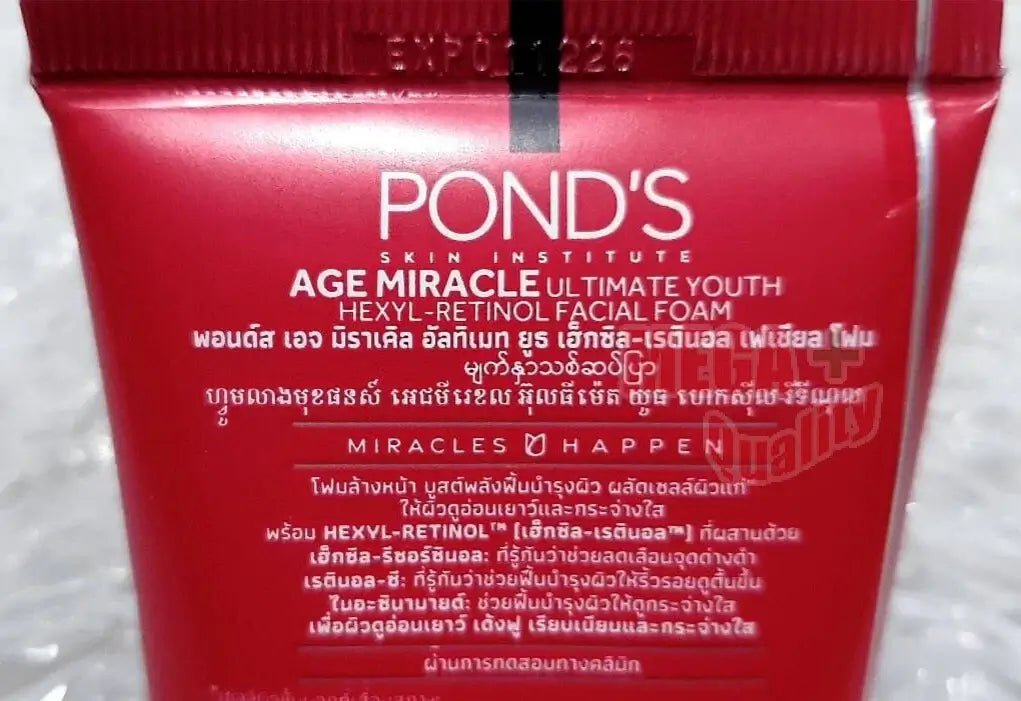 Pond's Age Miracle Facial Foam Daily Regenerating Anti-Aging Cleanser 90g