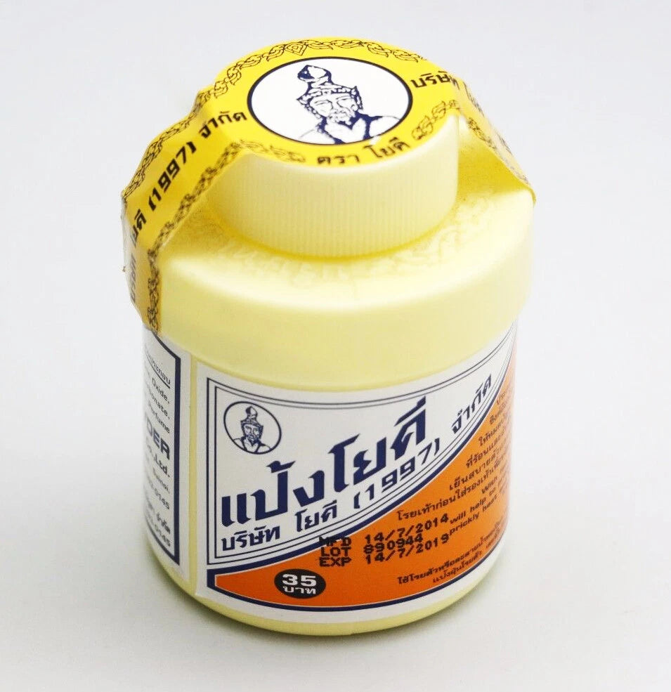 Yokee Herbal Powder 60g Thai Antibacterial Rash Itch Odor Relief Deodorant Care