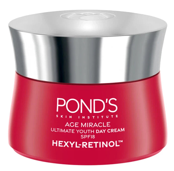 Pond's Age Miracle Cream Set Day SPF18 & Night 2x10g Ultimate Youth Anti-Aging Care
