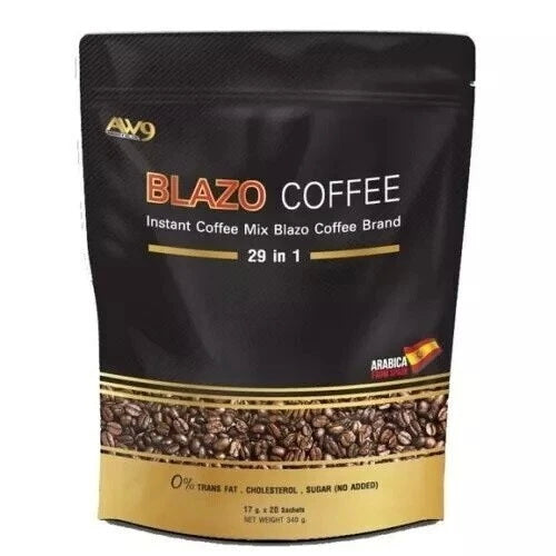 Blazo Coffee 29 in 1 Instant Coffee Mix sugar free herbal Arabica pack