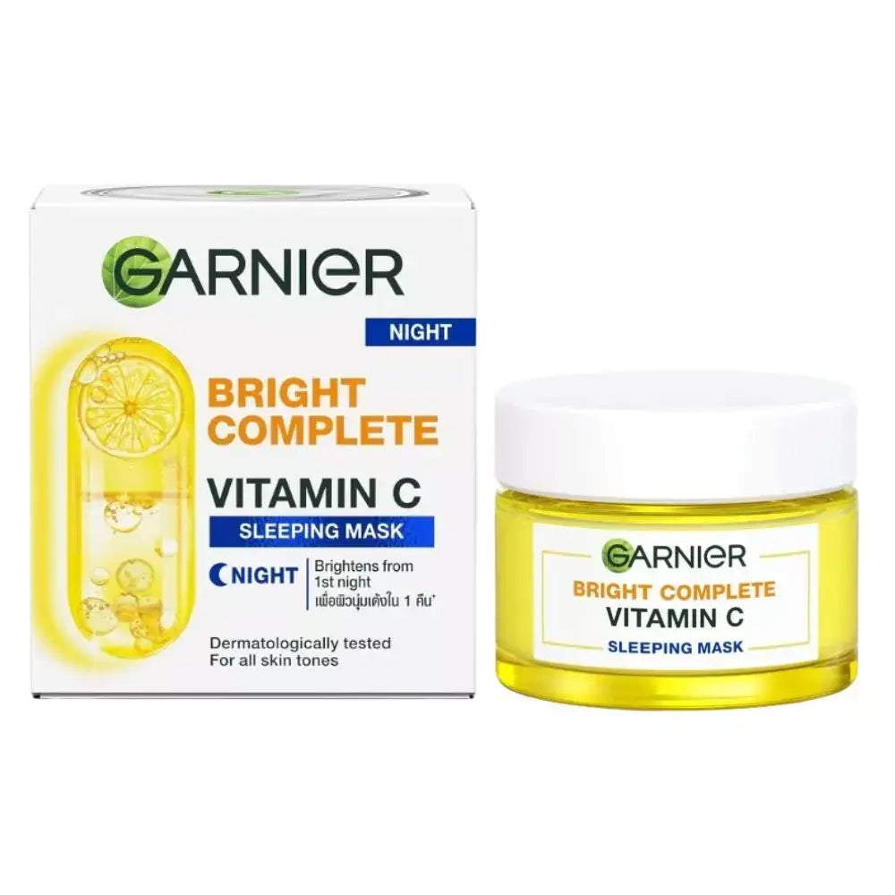 Garnier Vitamin C Sleeping Mask Bright Complete Vitamin C Night Care Set