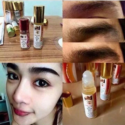 Genive Hair Growth Serum eyebrow and beard application example