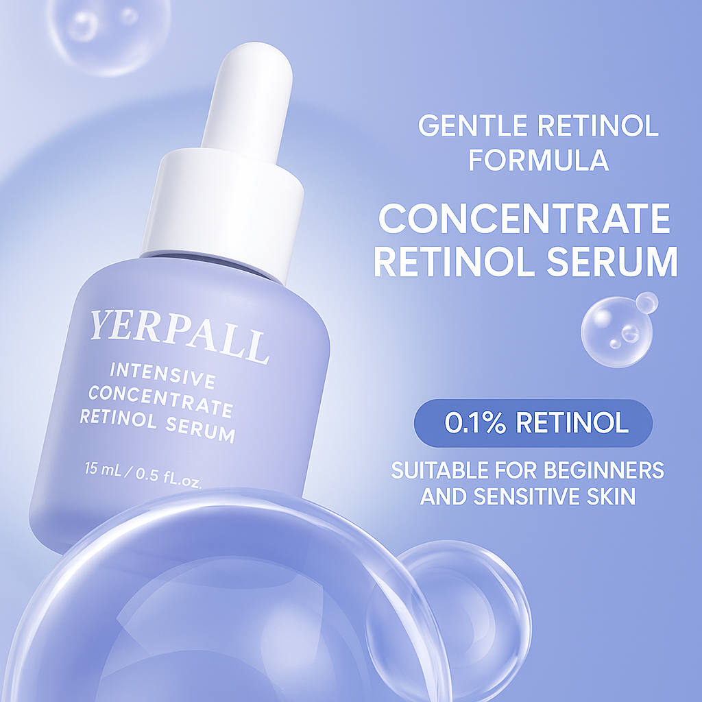 Yerpall Intensive Retinol Serum 0.1 15ml Anti Aging Pore Care Smooth Face Skin