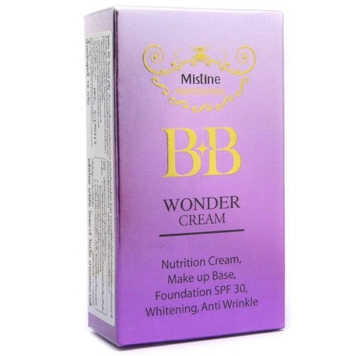 Mistine BB Wonder Cream product box packaging front professional BB cream