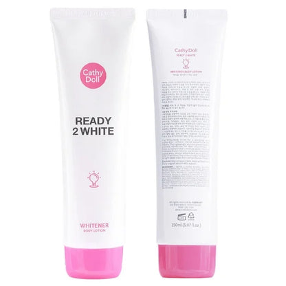 Cathy Doll Ready 2 White body lotion tube and box full set