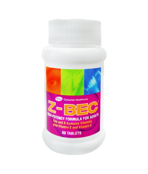 Z-BEC Multivitamins Multimineral bottle packaging front view high potency for adults