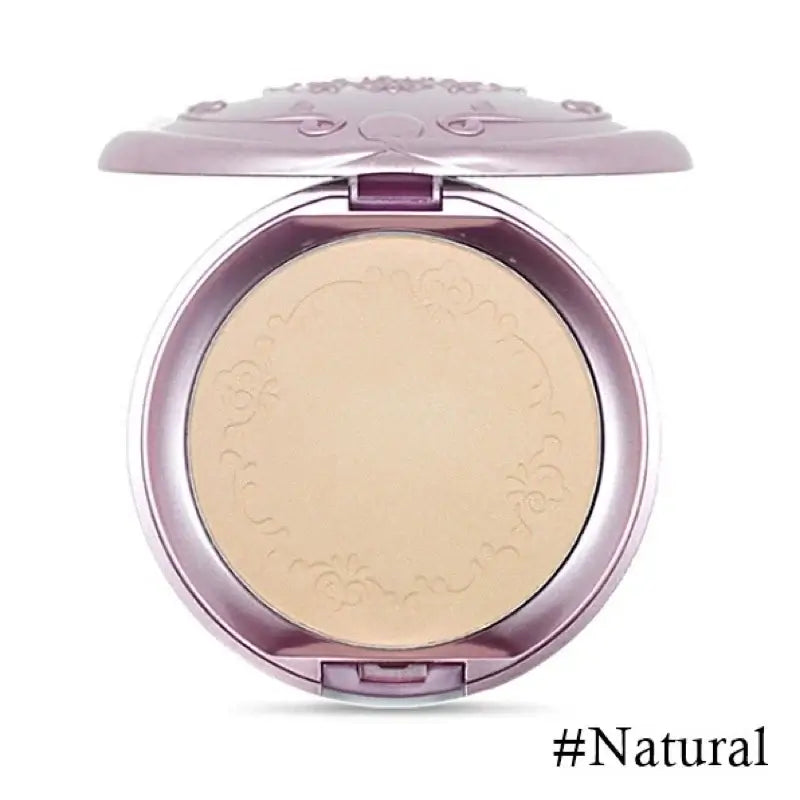 Etude Secret Beam Powder showcasing a compact powder in natural shade for a smooth, radiant face finish.