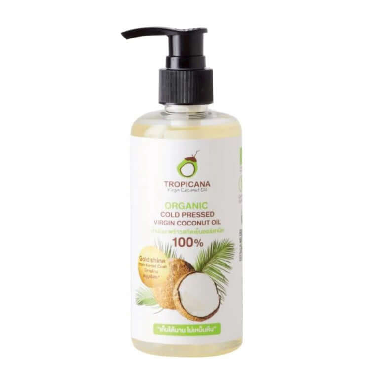 Tropicana Virgin Coconut Oil Pump Bottle for Hair Skin Moisturising Care 250ml