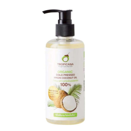 Tropicana Virgin Coconut Oil Pump Bottle for Hair Skin Moisturising Care 250ml