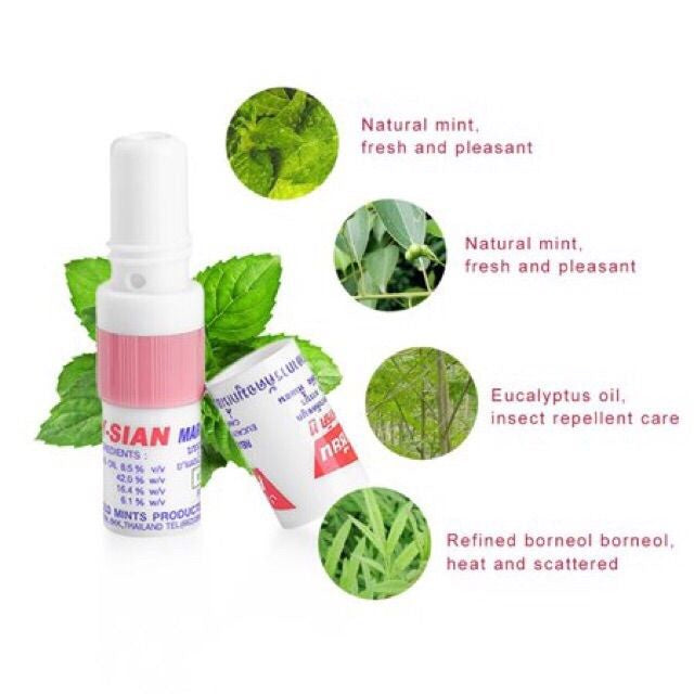 Herbal Ingredients in Poy Sian Inhaler Mark II