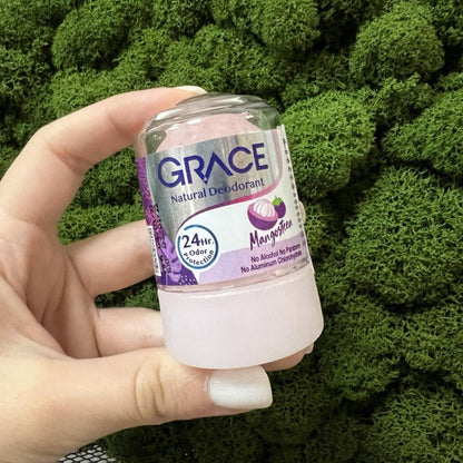 Grace Mangosteen Crystal Deodorant 70g natural herbal odor protection