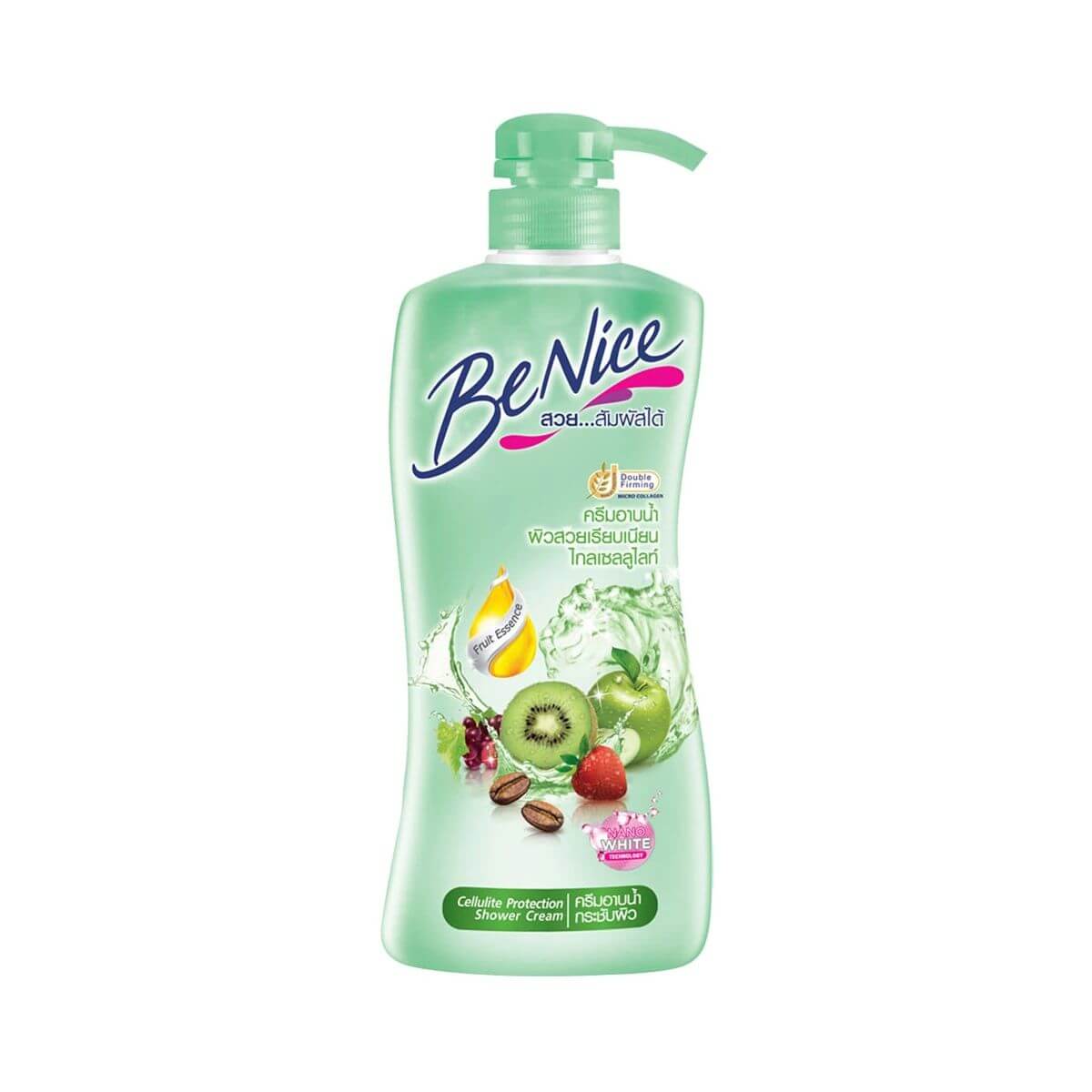 BeNice Shower Cream Perfect Elastic Double Firming in 400ml pump bottle