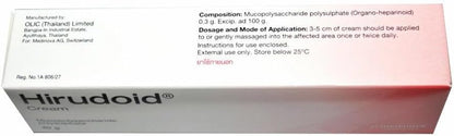 40g. HIRUDOID CREAM FOR SCARS BRUISES VARICOSE VEIN SKIN ANTI INFLAMMATION BURNS