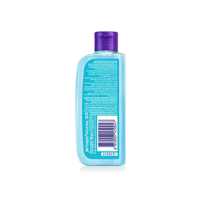  Side view of Clean & Clear Oil-Control Toner bottle showing product barcode and label text.