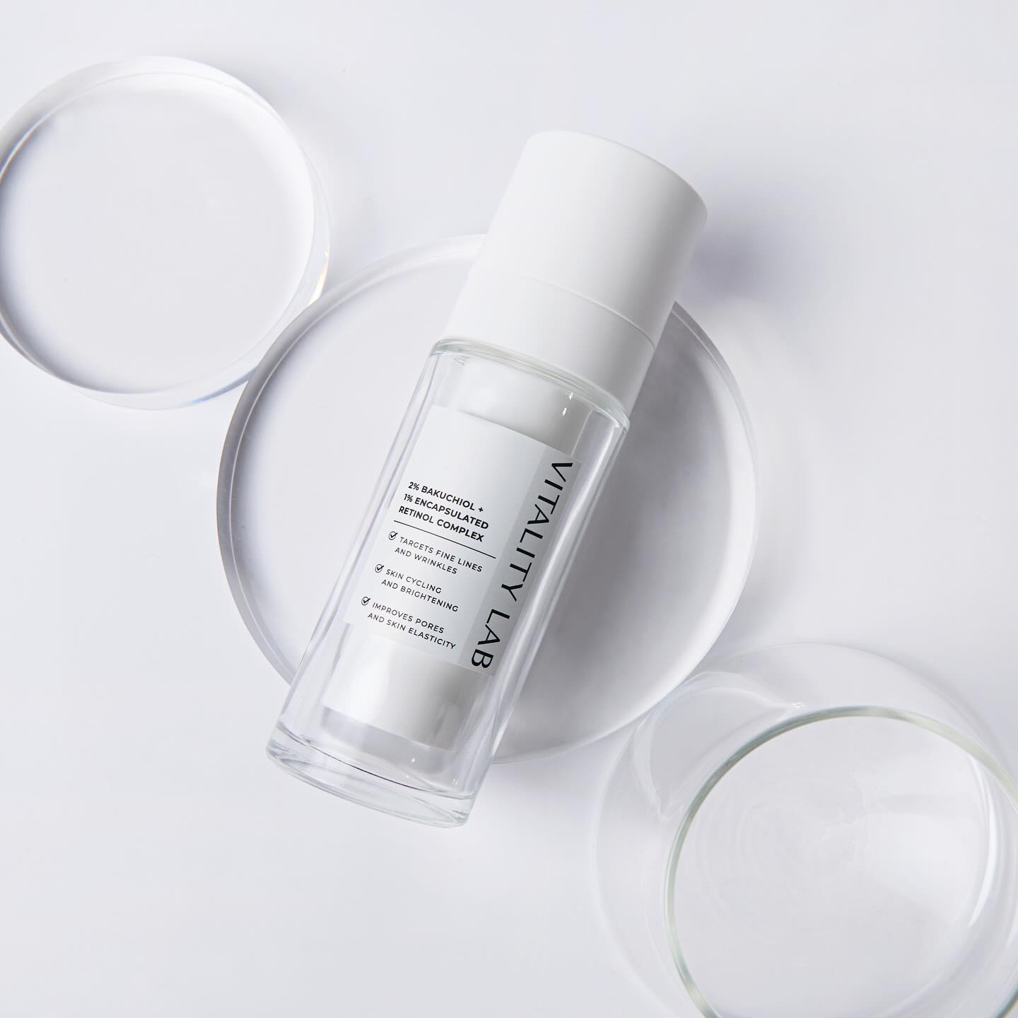 30ml VITALITY LAB Serum Bakuchiol Retinol Complex Anti Aging Firming Care