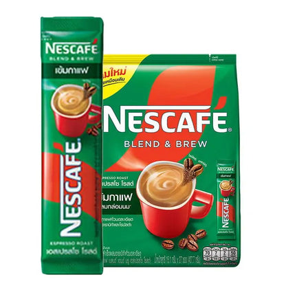 NESCAFÉ Blend & Brew Espresso Roast Instant Coffee 27 Sachets Strong Smooth Taste