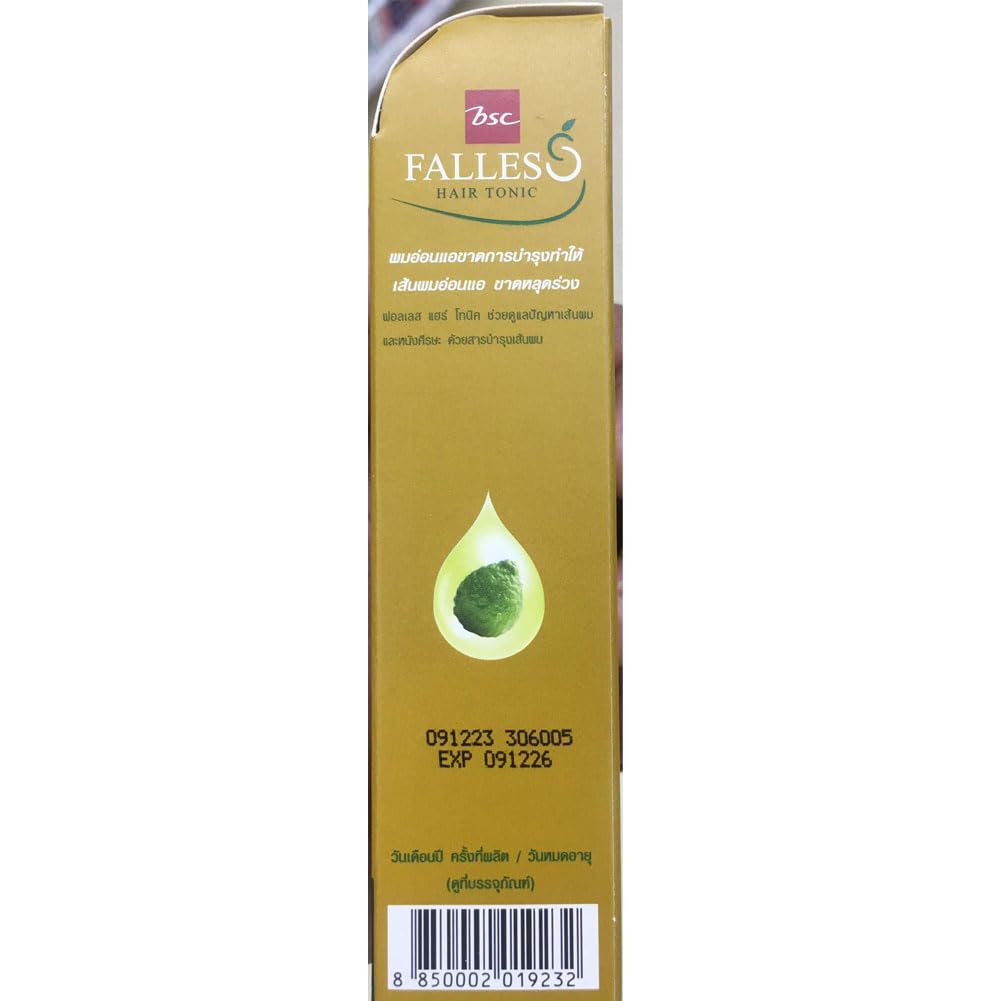 Falles Kaffir Lime Hair Tonic box front vertical packaging full view