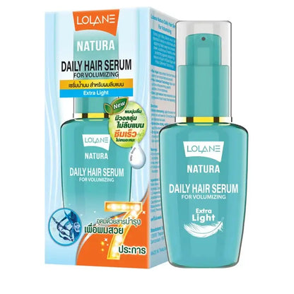 Lolane Natura Hair Serum Volumizing Extra Light 50ml pump bottle with retail box