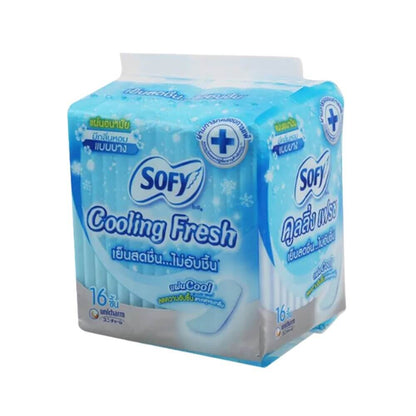 2 x Sofy Cooling Fresh Panty Liner Thin Scented Breathable Cool Dry 16 Count Daily