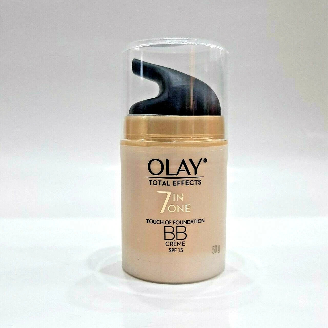 Olay Total Effects BB Cream Touch of Foundation bottle angled view