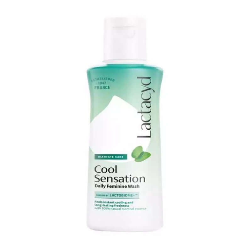 Lactacyd Feminine Wash Cool Sensation 60ml daily cleanser bottle front view