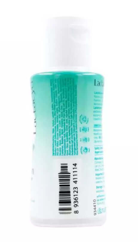 Lactacyd Feminine Wash Cool Sensation Daily Hypoallergenic Cleanser bottle with ingredients and barcode.