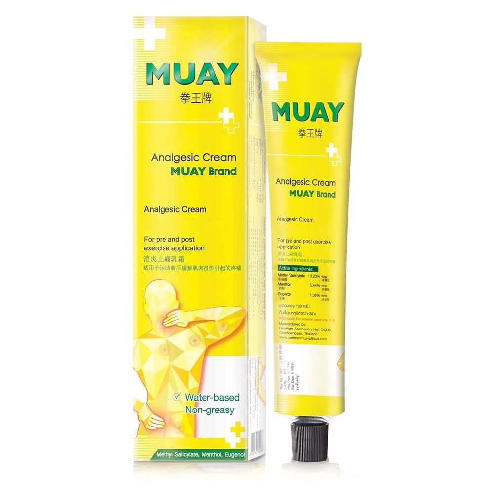 Muay Thai Boxing Massage Cream Namman Muay Analgesic 100g Tube