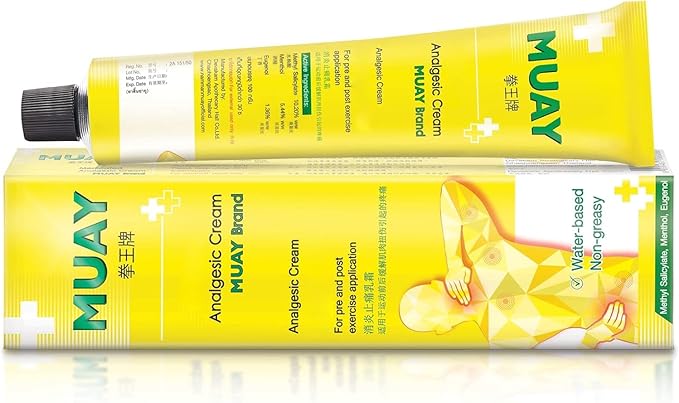 Muay Thai Boxing Analgesic Massage Cream Namman Muay LINIMENT 100 G.