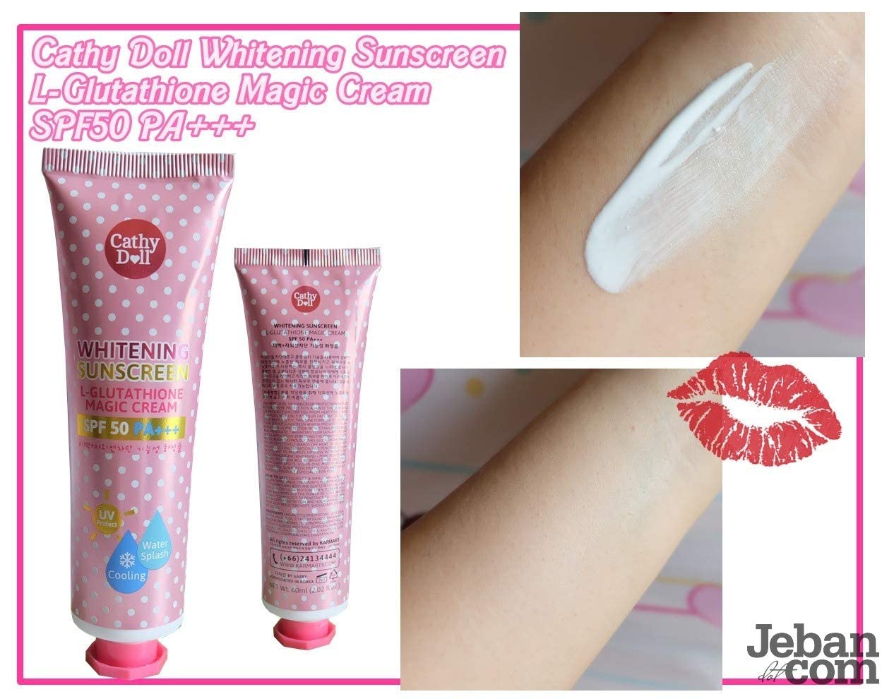 Cathy Doll L-glutathione Magic Cream Spf50 60ml