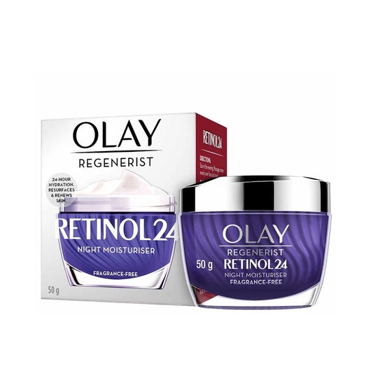 Olay Regenerist Retinol24 Night Moisturizer 50g Fragrance Free Anti Aging Cream