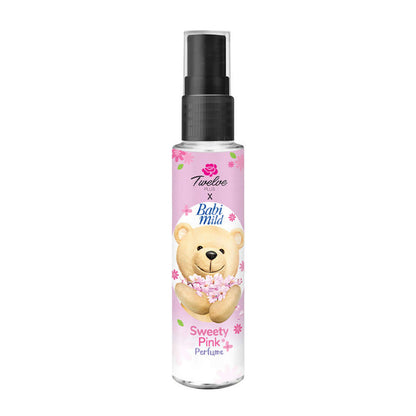 Twelve Plus Babi Mild Sweety Pink perfume spray 25ml bottle front view