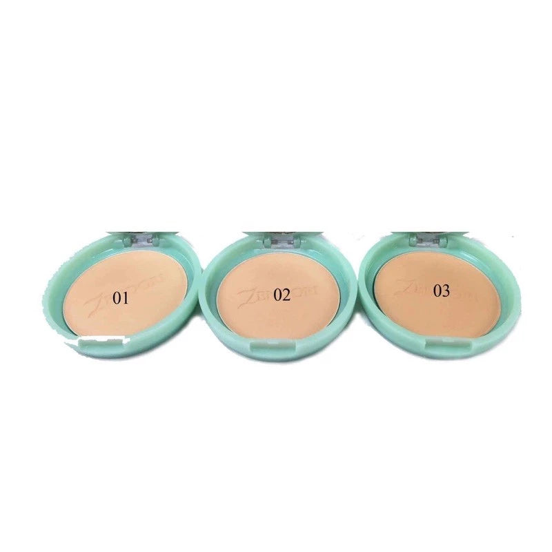 Zendori Oil Free Foundation shade range compact powder display