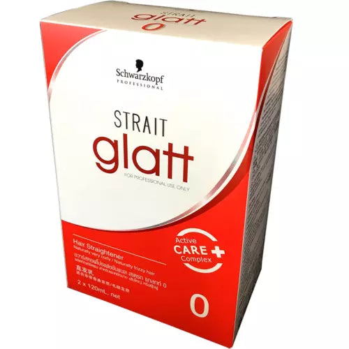 Schwarzkopf Glatt Professional Hair Straightener Curly Frizzy Styling Cream No 0