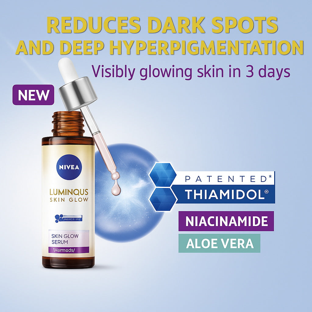 NIVEA Luminous 630 Skin Glow Serum anti dark spot benefits and key features