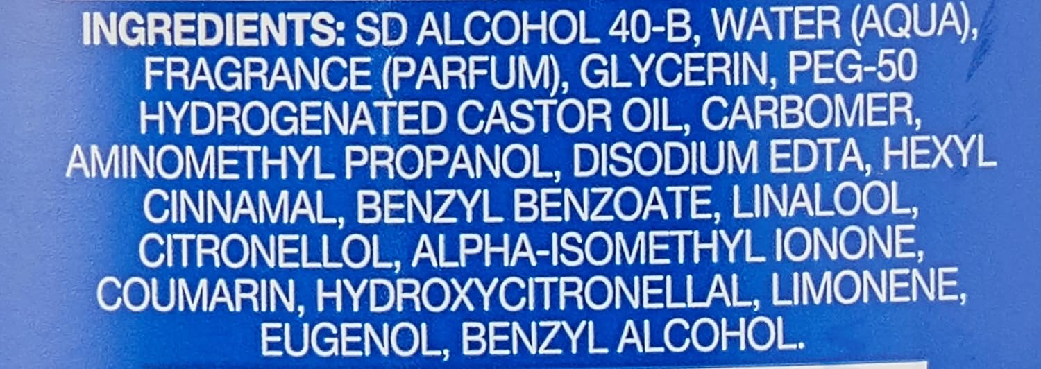 Lovillea White Floral Cologne close up of English and Thai product information on bottle