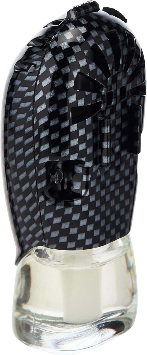 Glade Sport New Car vent clip air freshener bottle close up 7ml