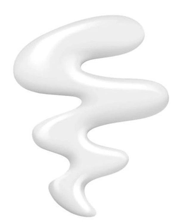 Garnier Pure Active foam texture swirl white cream