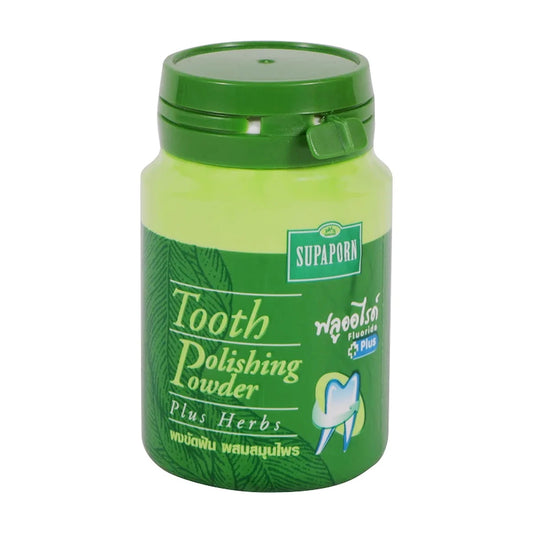 Supaporn Tooth Polishing Powder with Thai Herbs and Fluoride 90g