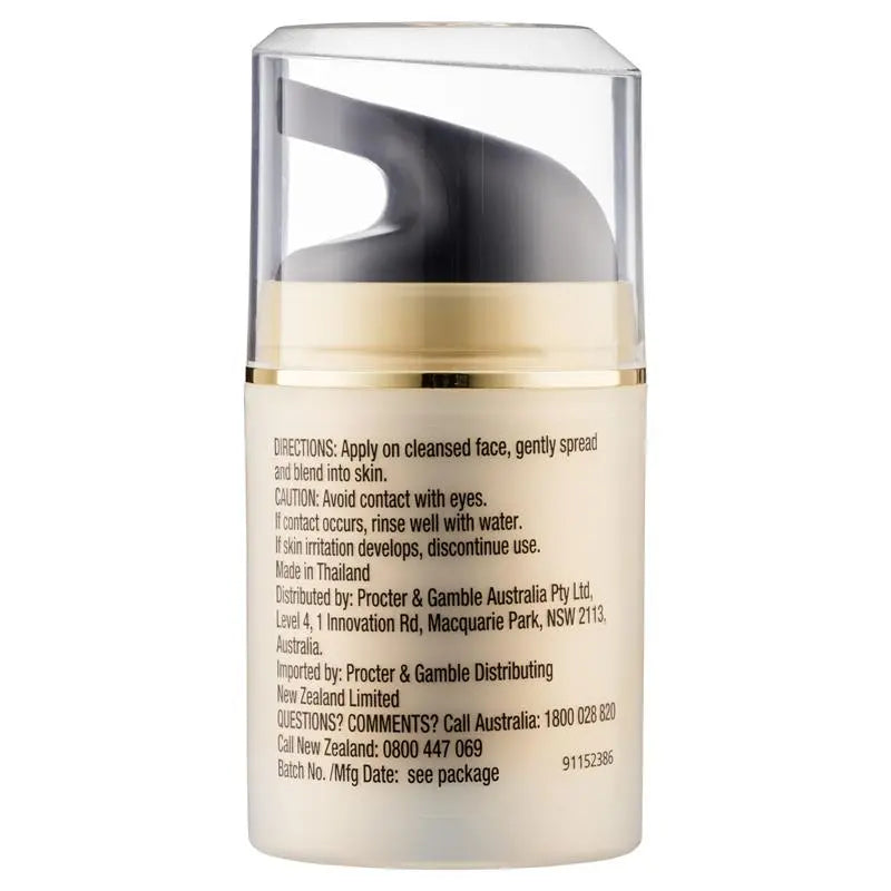Olay Total Effects BB Cream bottle back label with directions and details