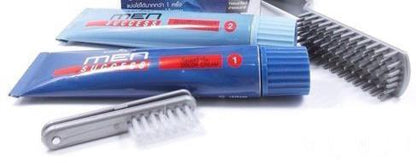Schwarzkopf Men Success 60 hair color tubes and application comb for quick gray coverage in dark brown.