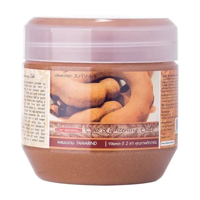 Carebeau Tamarind Salt spa scrub jar front packaging 700g