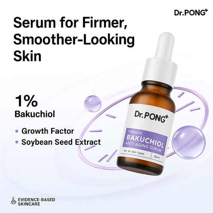 Dr.PONG Timeless Bakuchiol Serum Anti-Aging 15ml Collagen Boost for Sensitive Skin