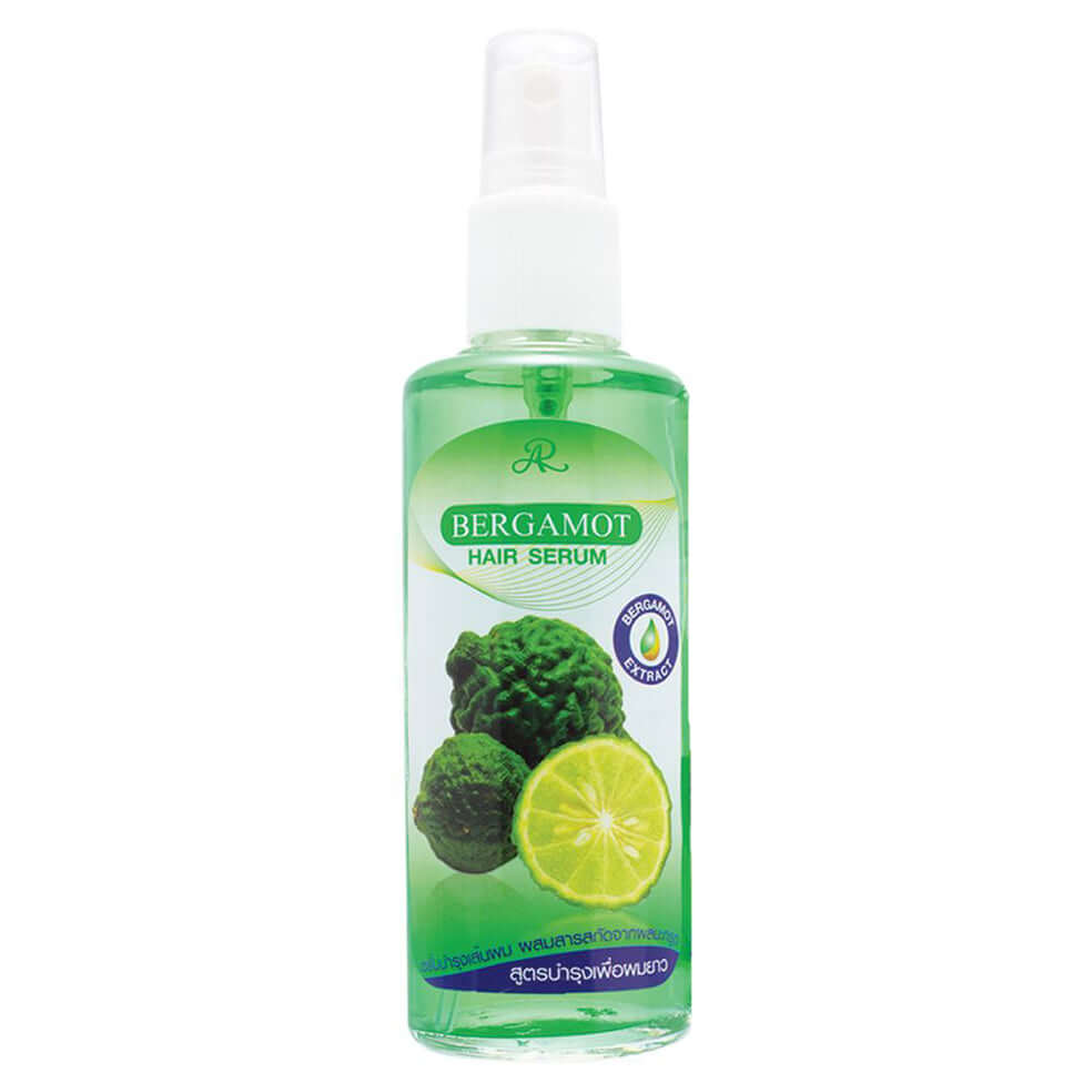 AR Bergamot Hair Serum bottle with Bergamot Extract nourishing hair coat formula for long hair