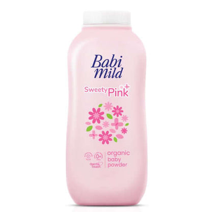Babi Mild Baby Powder Sweety Pink variant front view design