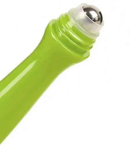 Close-up view of the metal ball applicator on the Baby Bright Eye Roller.