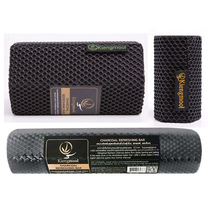 Bamboo Charcoal Deodorizer set of refreshing bars in mesh casing for refrigerator and car