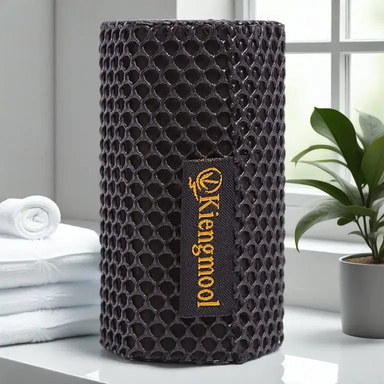 Bamboo Charcoal Deodorizer Kiengmool in a stylish design, ideal for absorbing odors in refrigerators and cars.