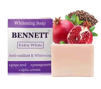 Bennett Extra White Soap Bar with Grape Seed and Pomegranate Extract Product Image