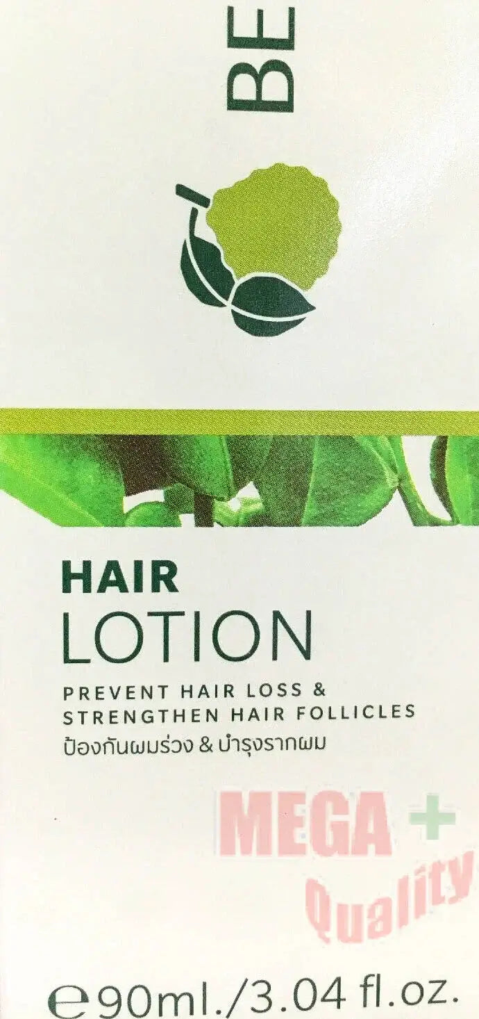 Bergamot Hair Lotion 90ml bottle and packaging with herbal scalp care formula