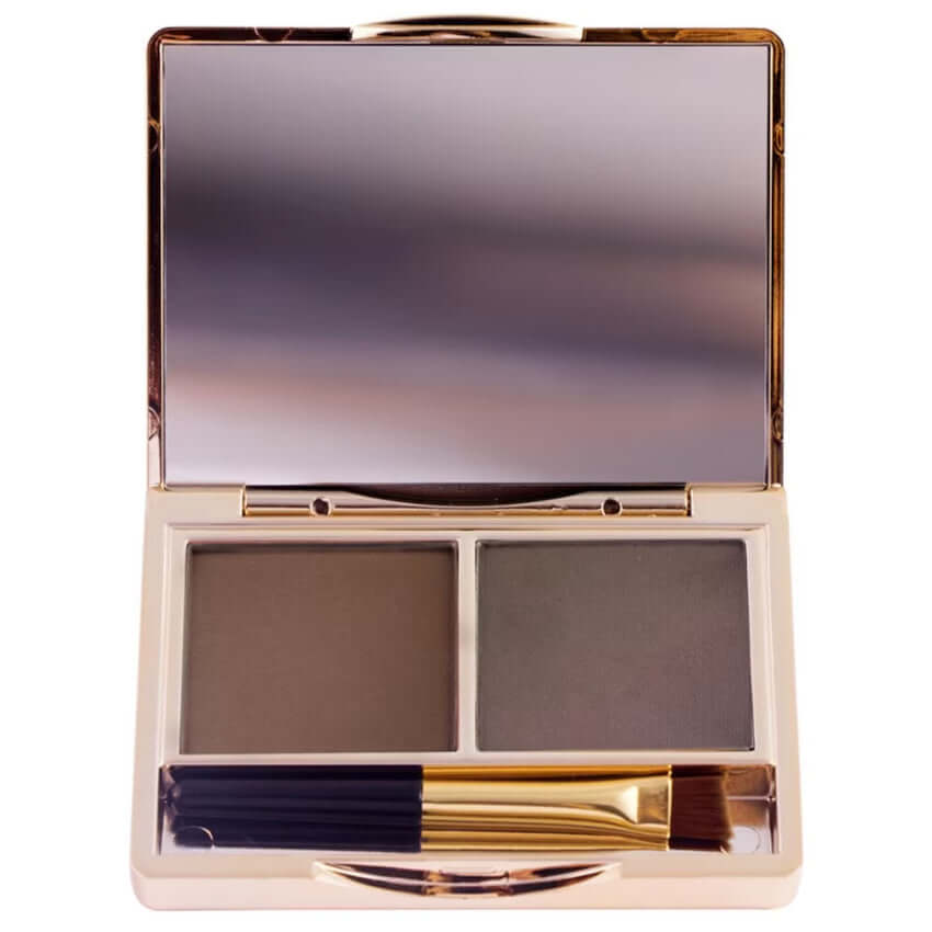Browit Brow Shadow Easy Drawing Series 1 Eyebrow Powder in compact with mirror and applicator brush.